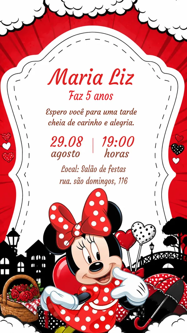 Convite de Minnie