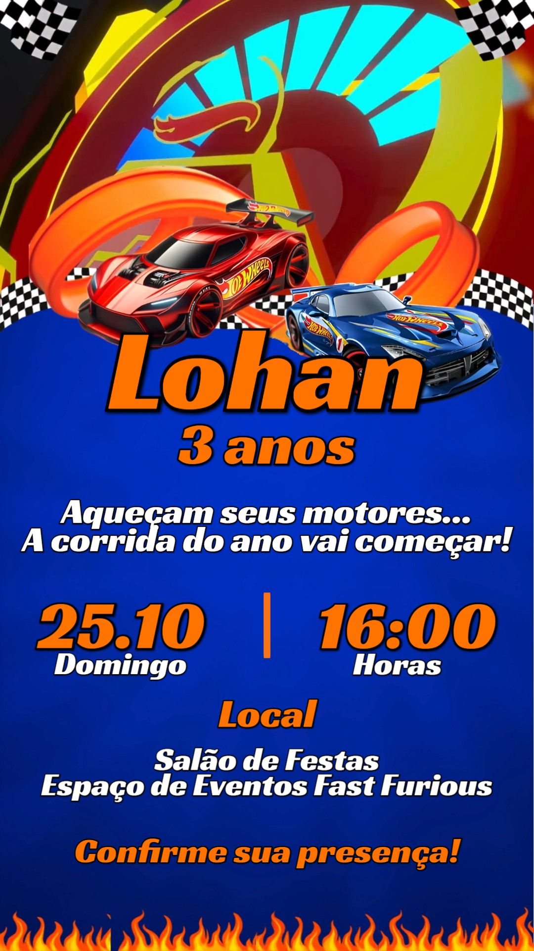 Convite animado HD