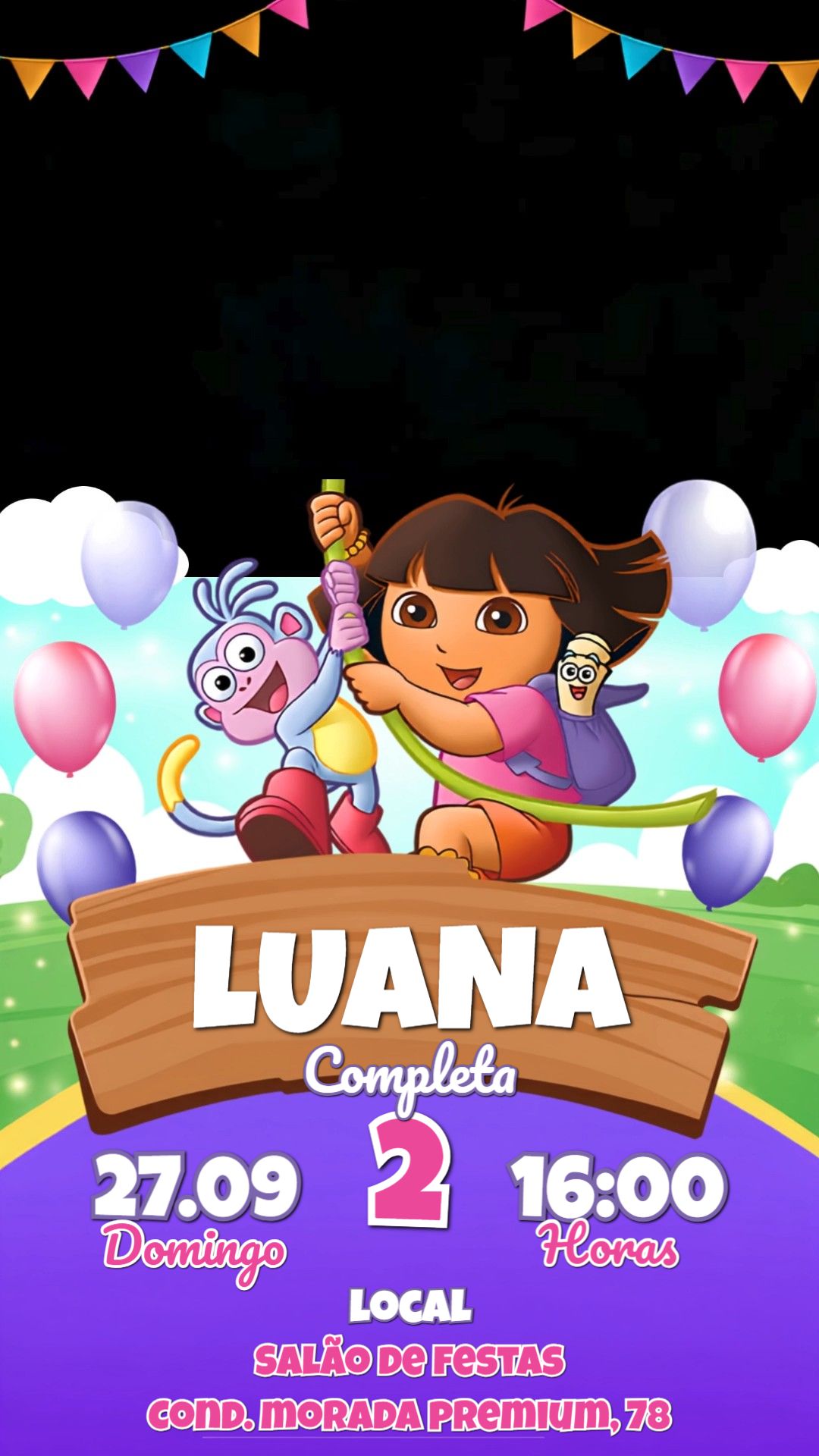 Convite animado HD