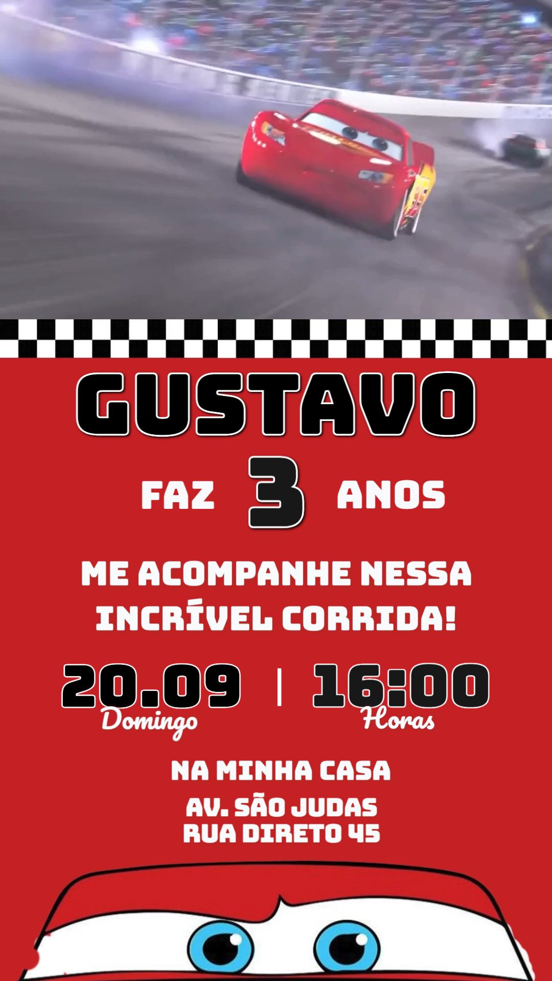 Convite animado HD