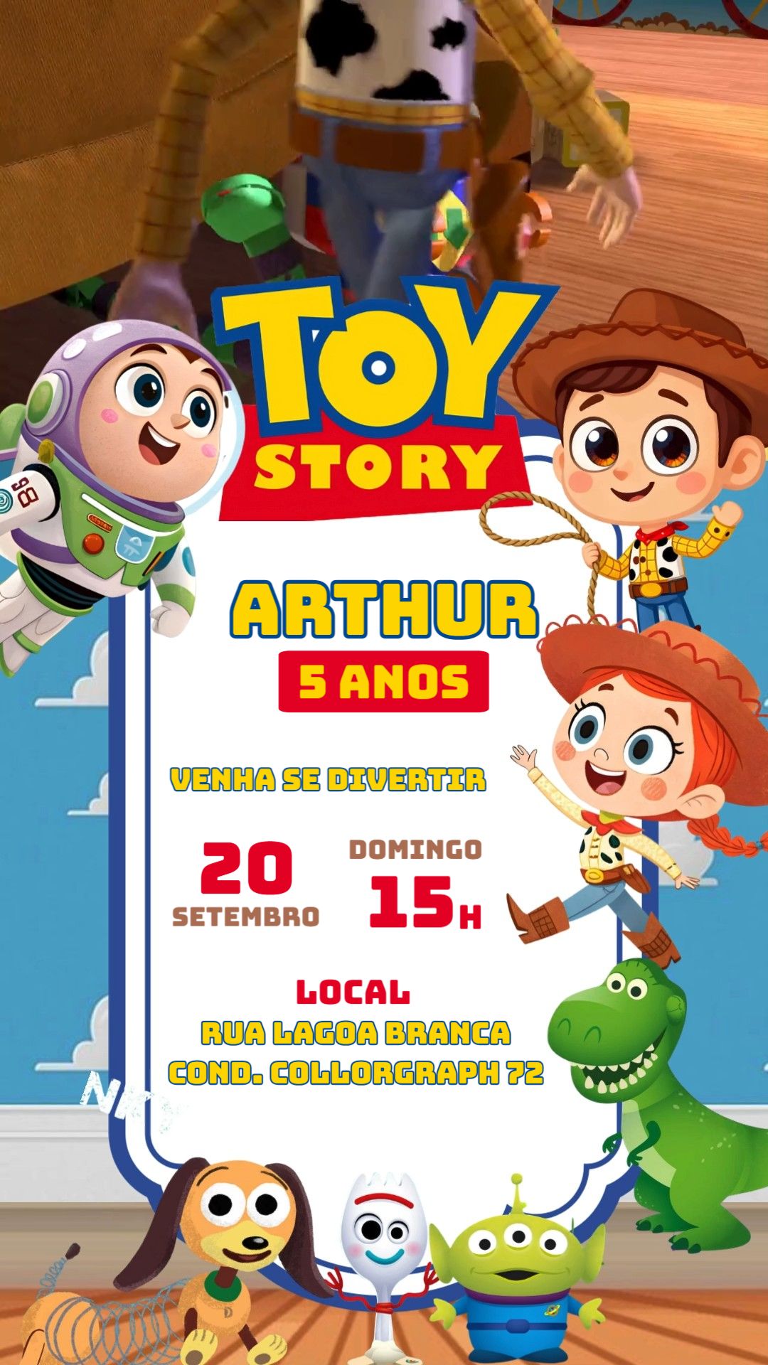 Convite animado HD