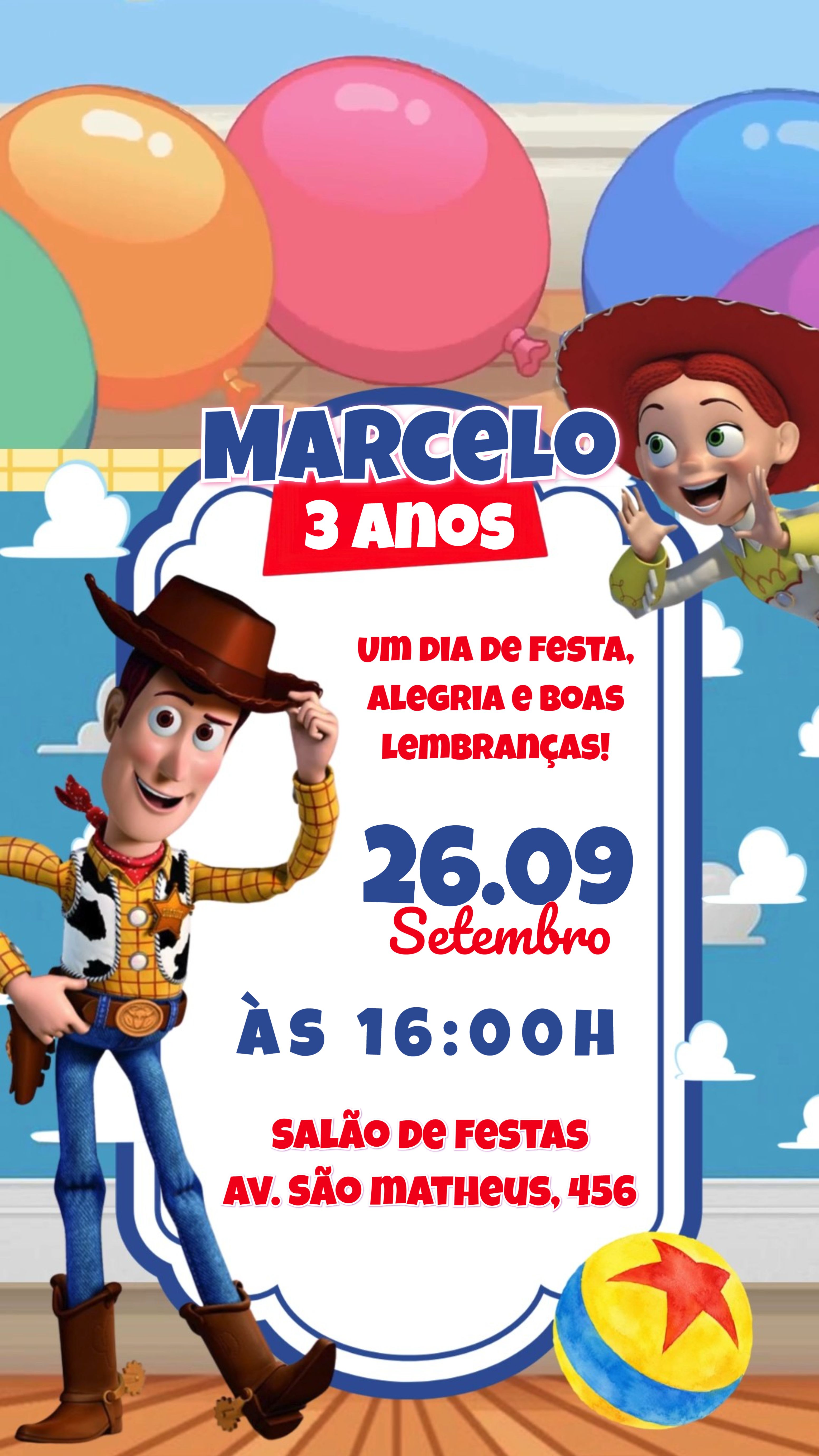Convite animado HD