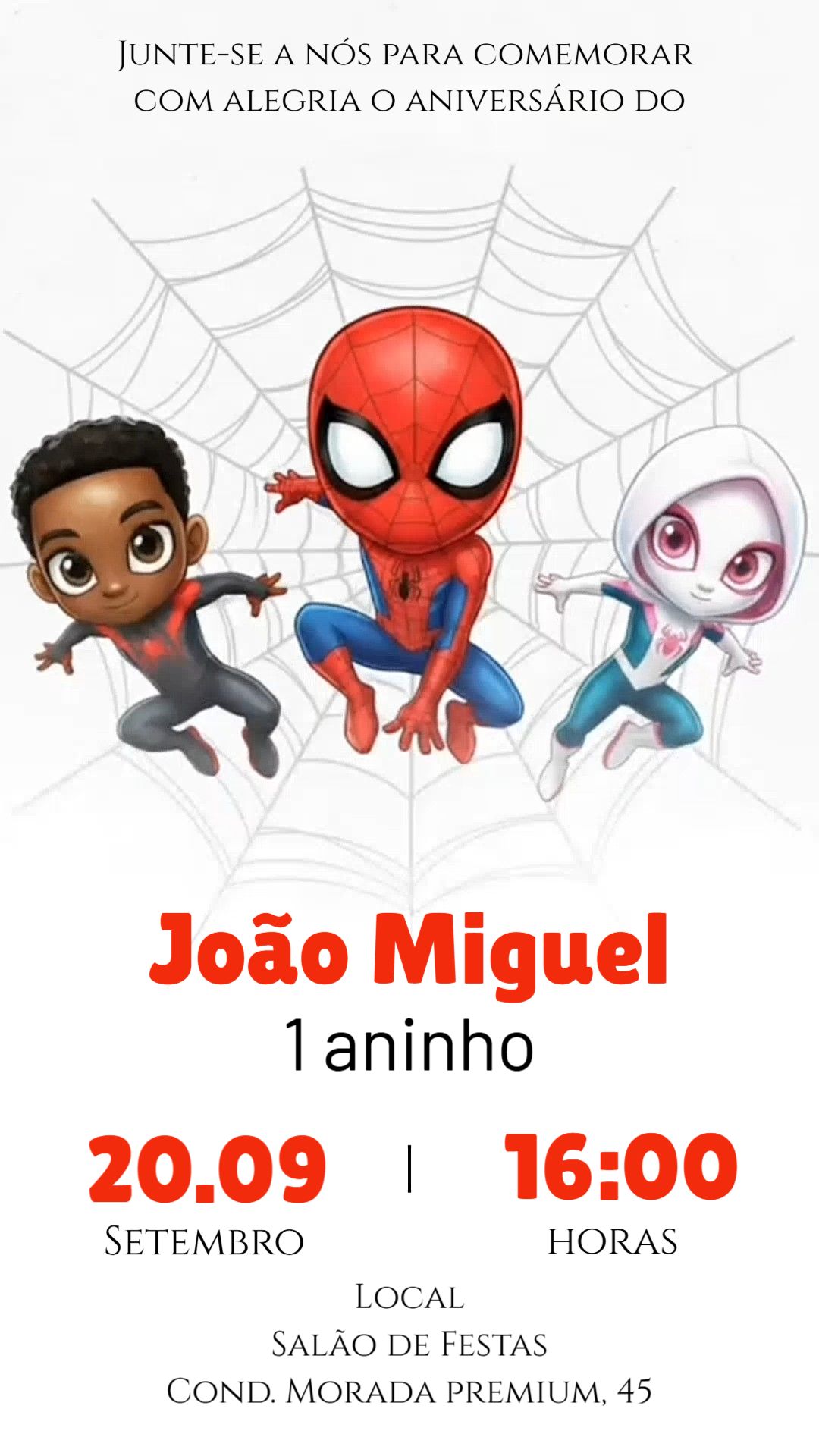 Convite animado HD