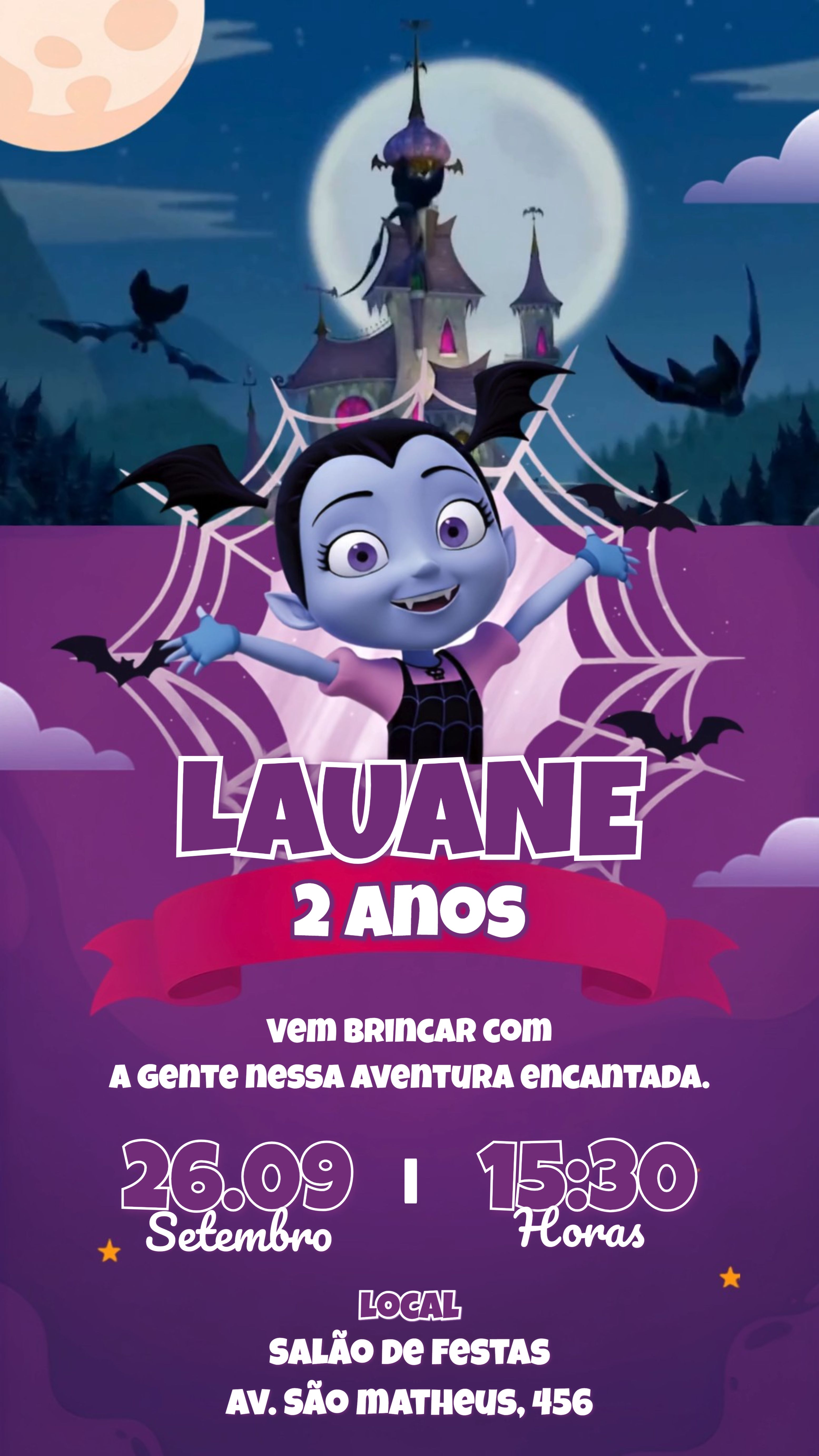 Convite animado HD