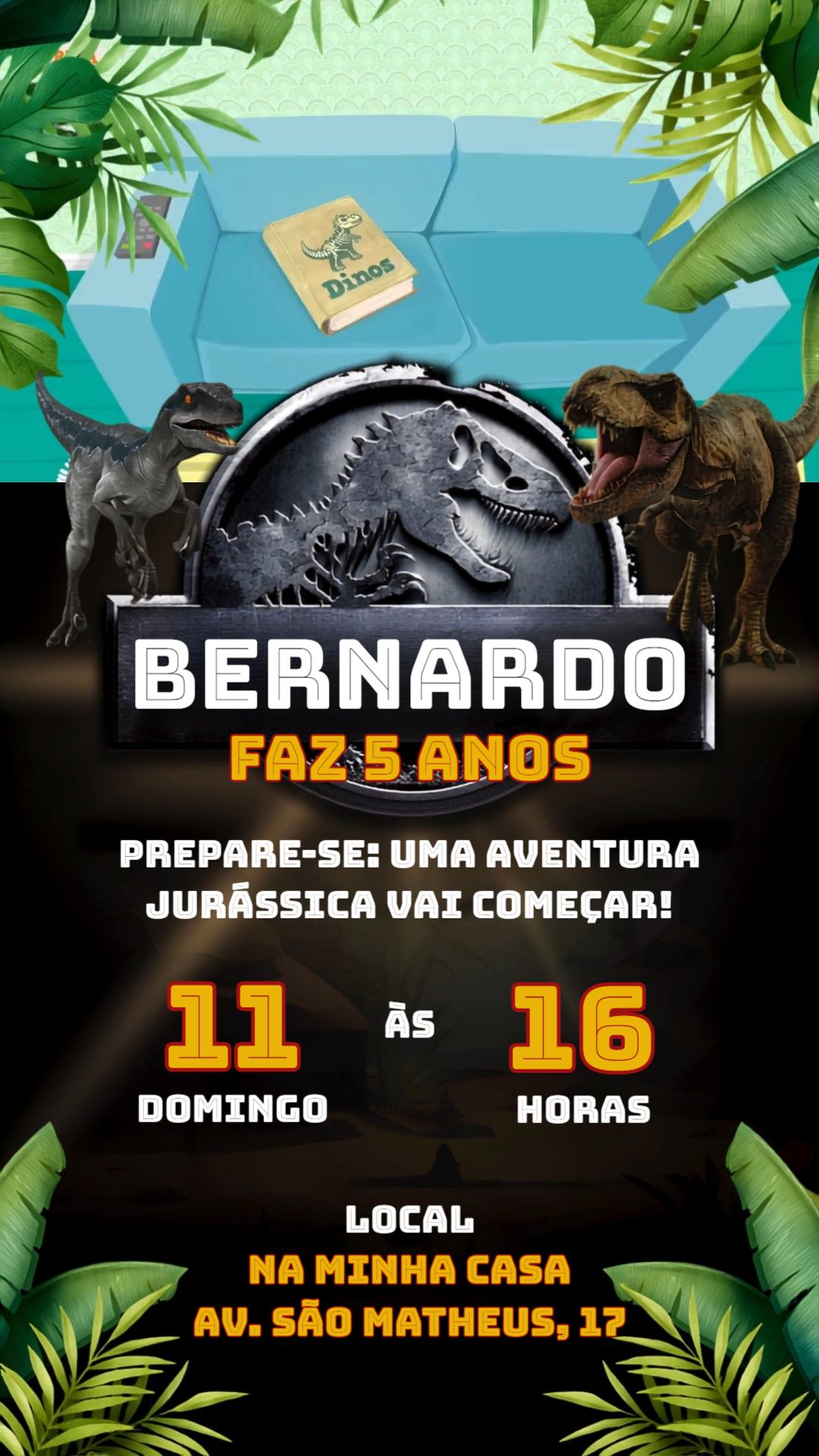 Convite animado HD