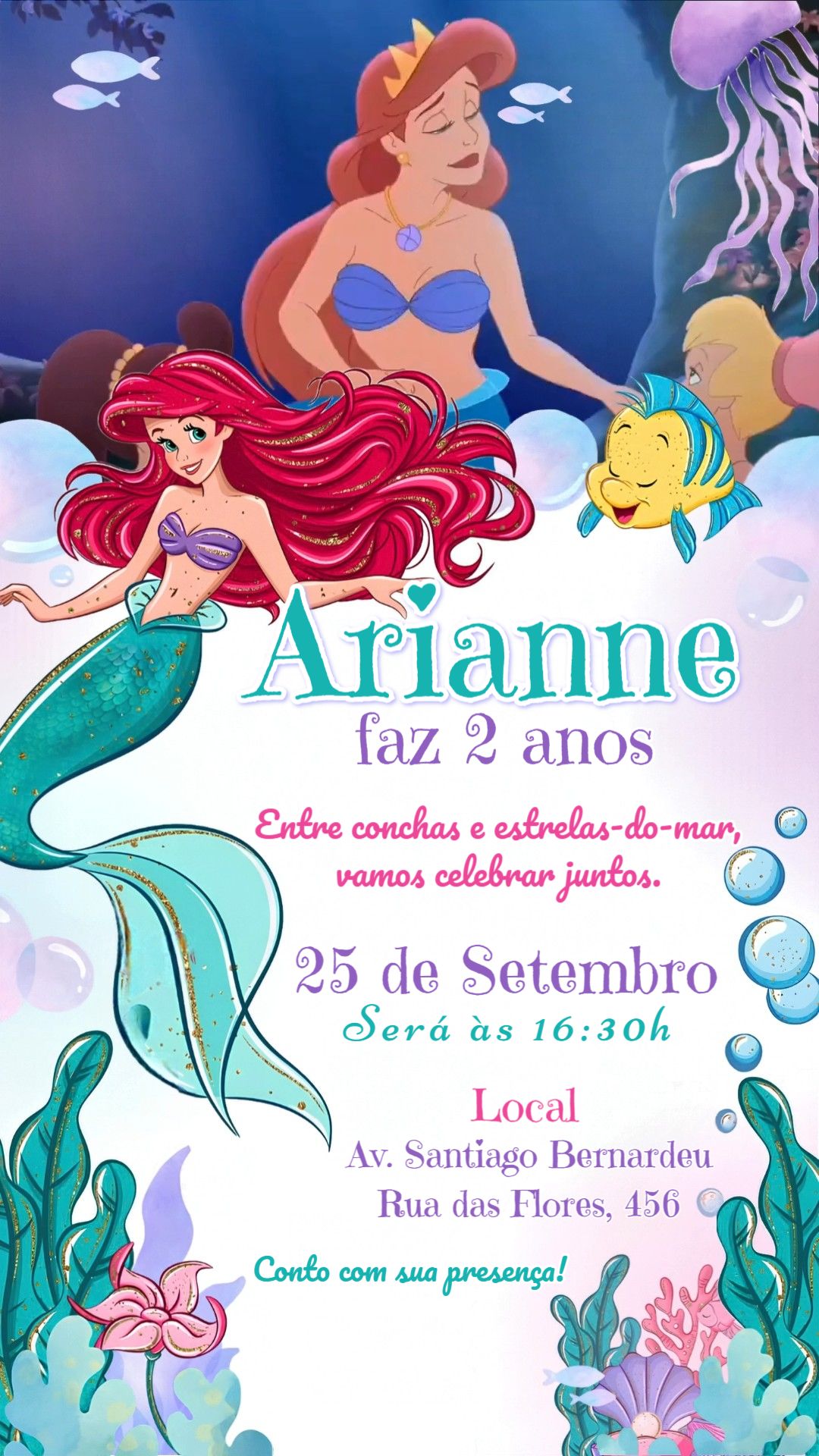 Convite animado HD