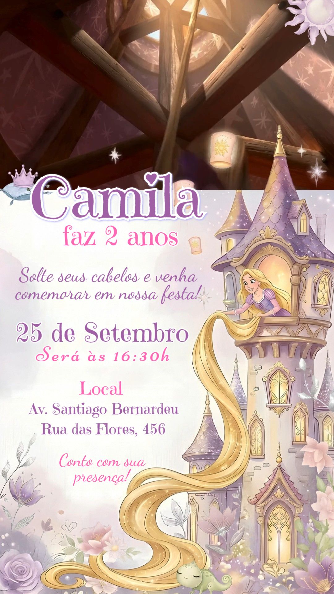 Convite animado HD