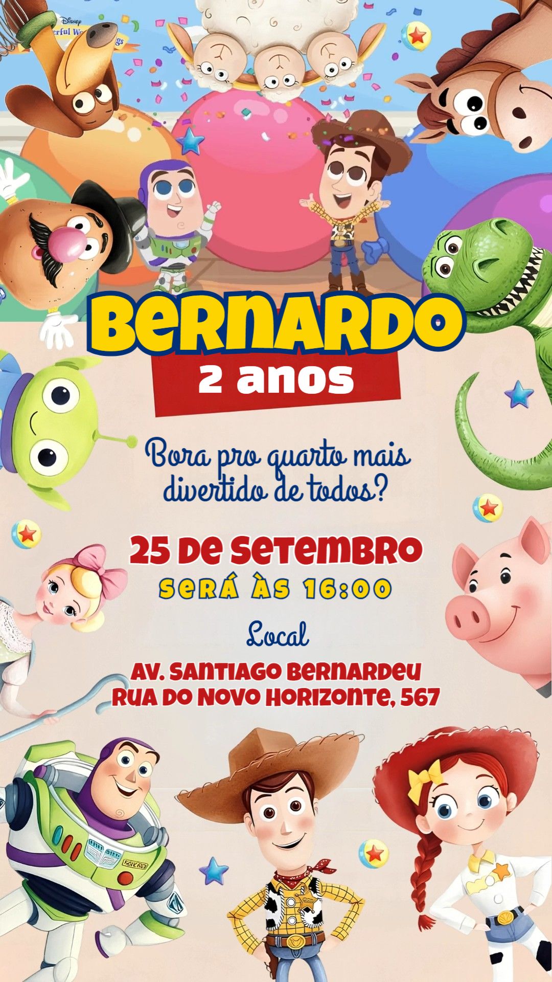 Convite animado HD