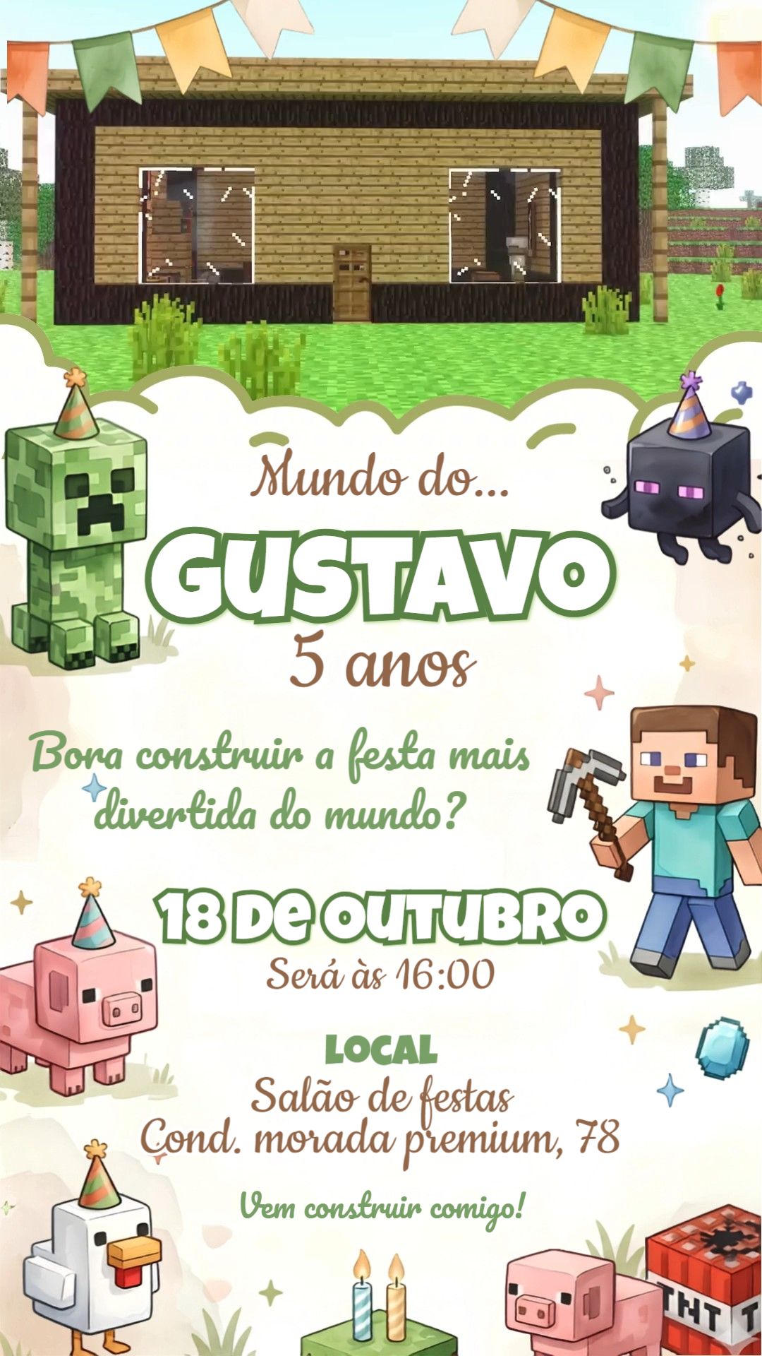 Convite animado HD