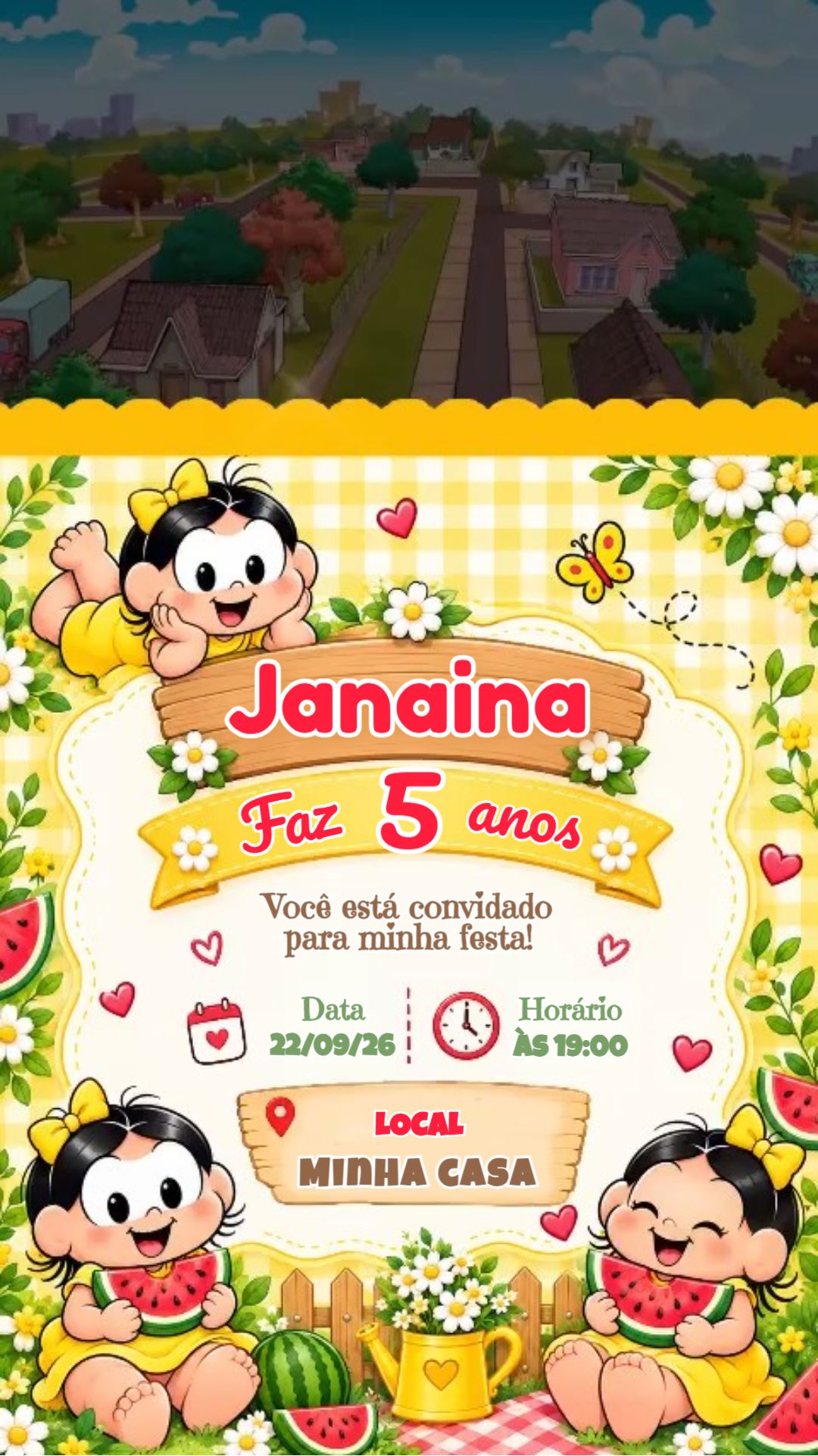 Convite animado HD