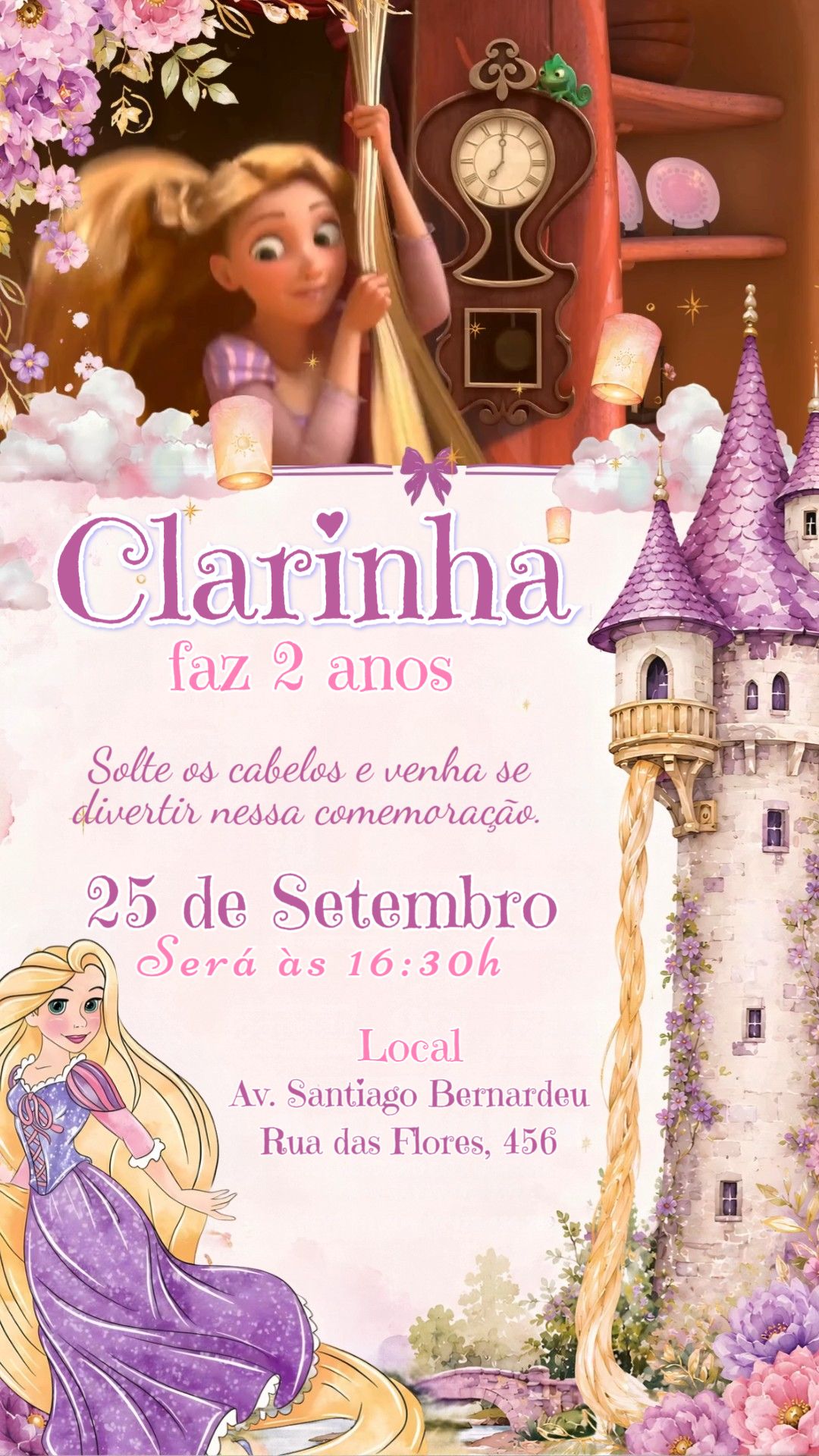 Convite animado HD