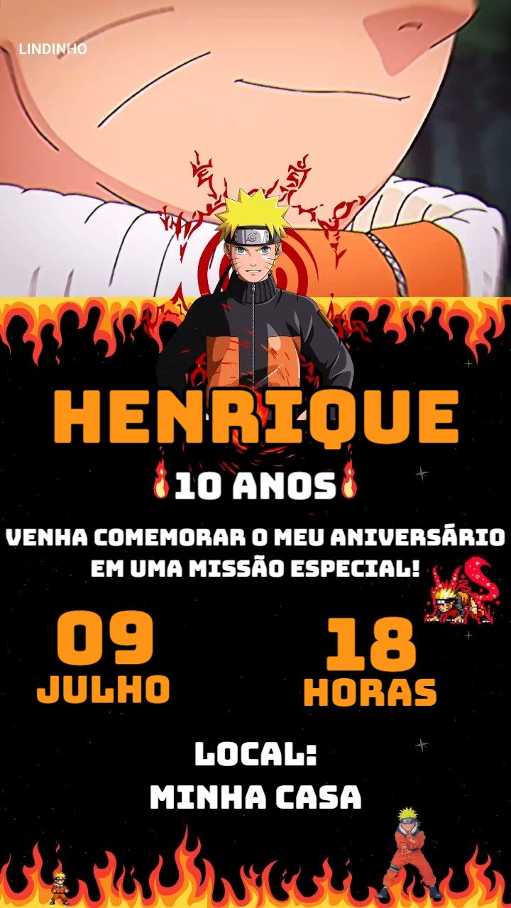 Convite animado HD