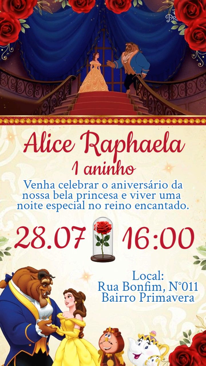 Convite animado HD